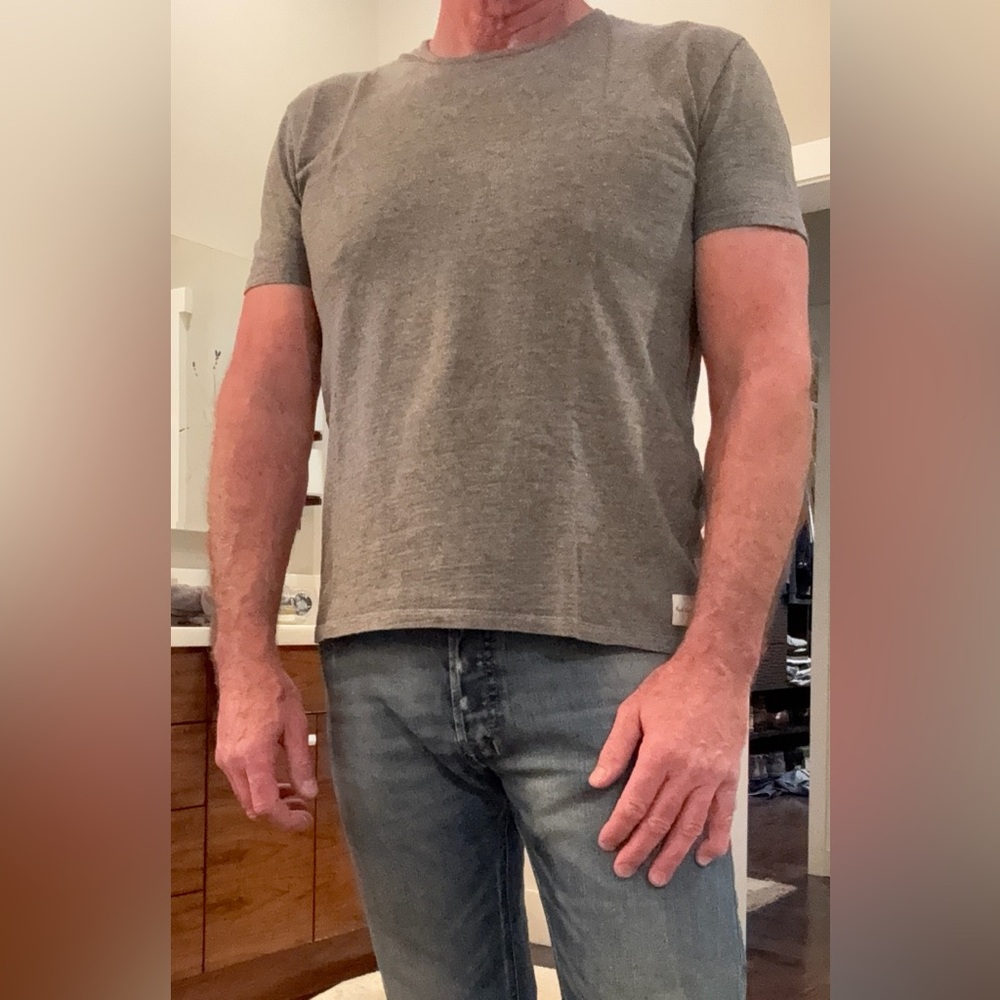 Paul Smith Heather Gray Short Sleeve Organic Cotton Tee Shirt. Men’s Large. XLNT
